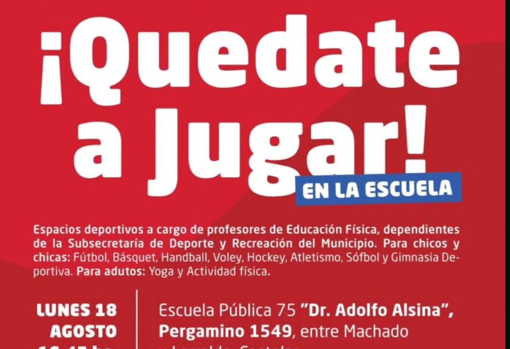 Escuelas Deportivas de Morón, deporte para todos